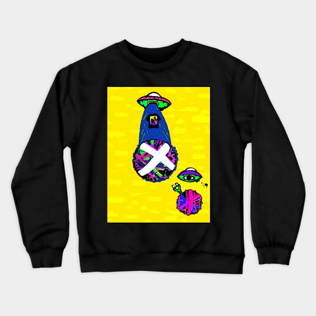 Plug Wlrd Crewneck Sweatshirt by OffWrldd